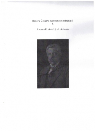 Emanuel Leetick z Leehradu - Historie eskho svobodnho zednstv I.